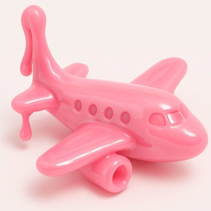 Toy Transport Vehicle Made of Slime