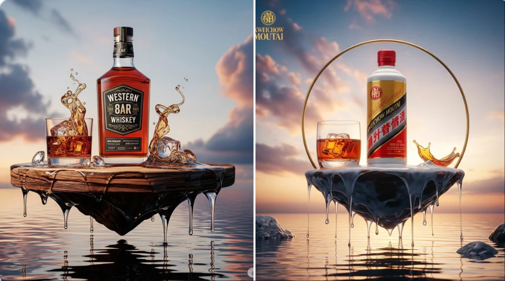 Brand on Levitating Platform