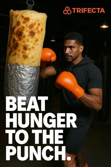 Ad combining food and sports