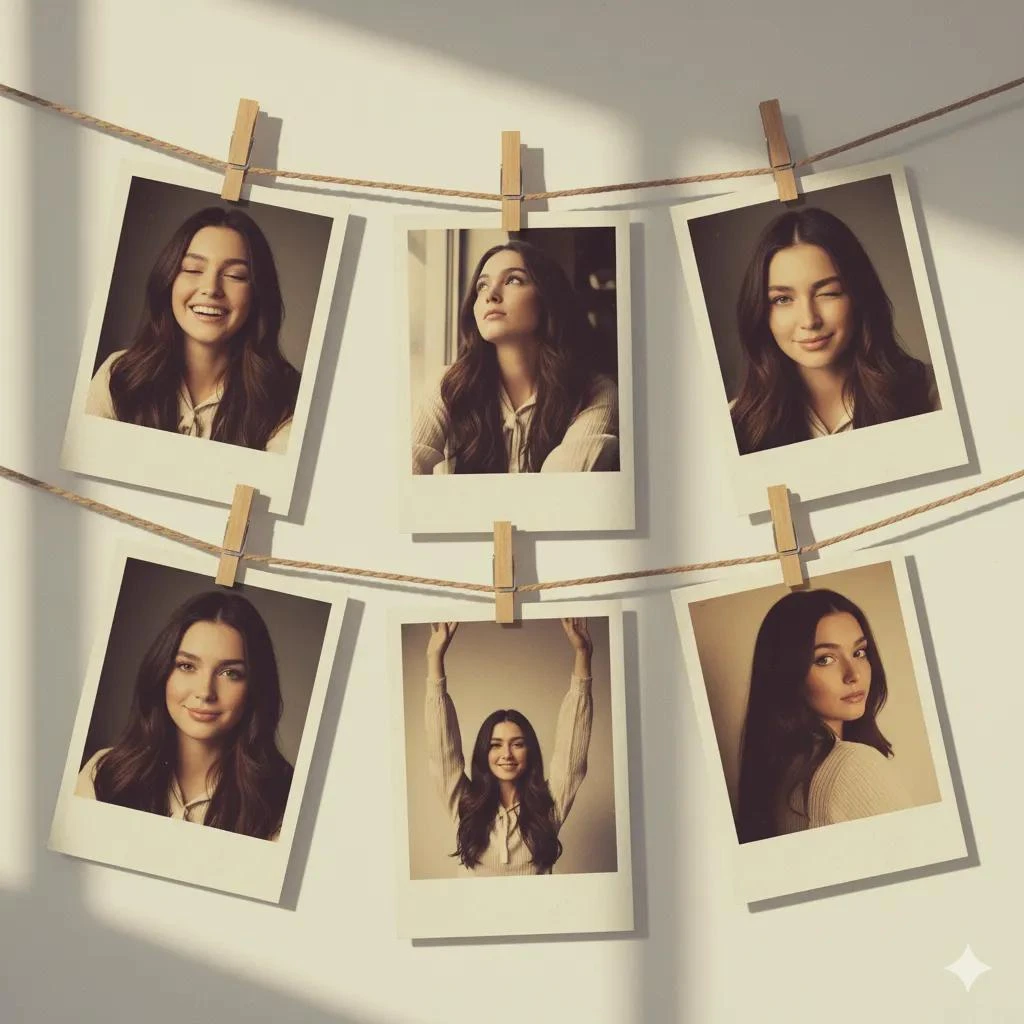 6 Retro Polaroid Photos