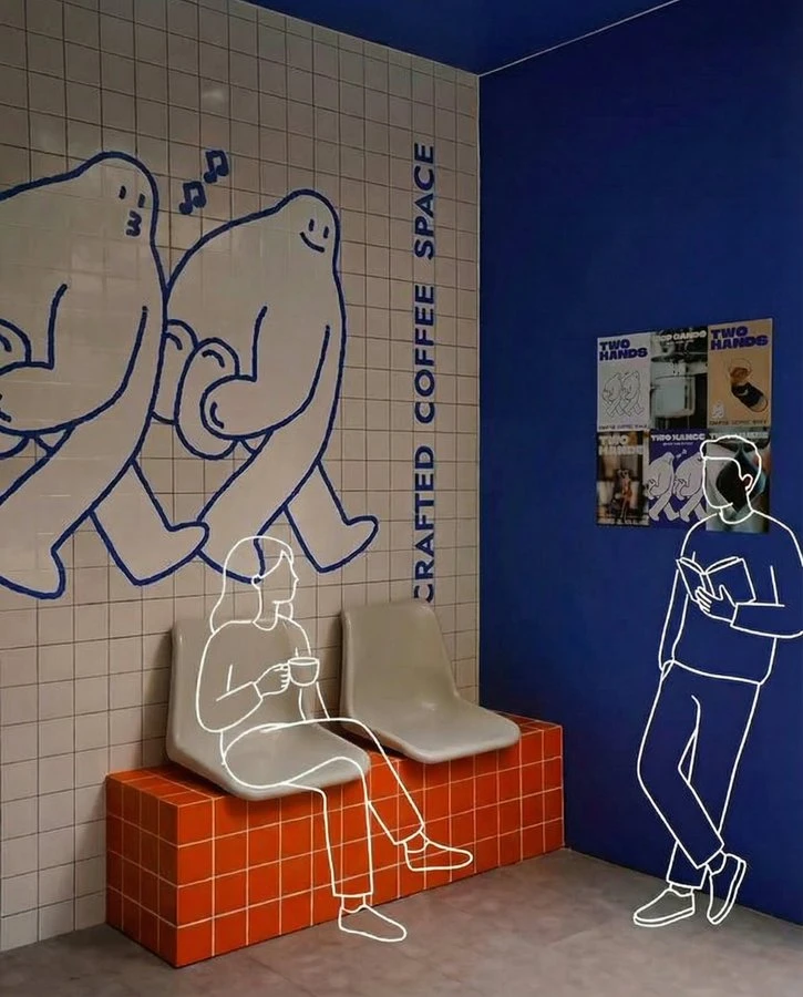 Add sketch characters to your real photos