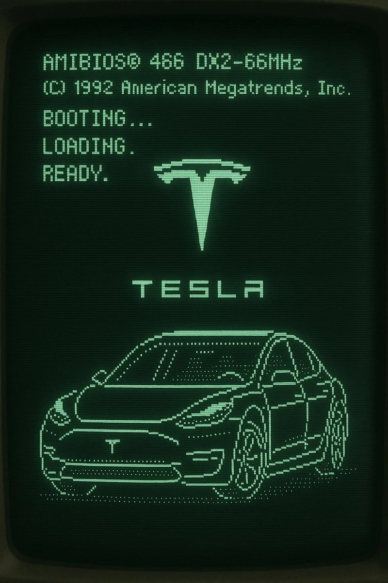 Retro Computer Boot Screen Parsed as ASCII Art
